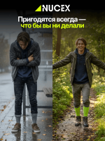 Носки водонепроницаемые NUCEX высокие HM-03 (black grey)