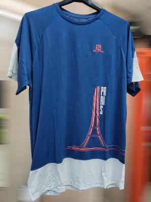 Футболка SALOMON CROSS RUN GRAPHIC TEE M DARK DE  LC1808100