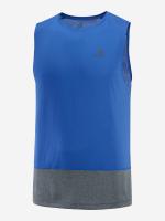 Майка SALOMON CROSS RUN TANK M Nautical B/Bk/Hea LC1716700