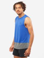 Майка SALOMON CROSS RUN TANK M Nautical B/Bk/Hea LC1716700
