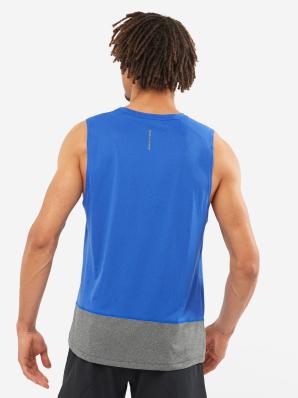 Майка SALOMON CROSS RUN TANK M Nautical B/Bk/Hea LC1716700