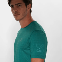 Футболка SALOMON XA TEE M Pacific/Heather LC1523200