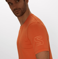 Футболка SALOMON XA TEE M PUREED/Red Orange/Heat LC1596400