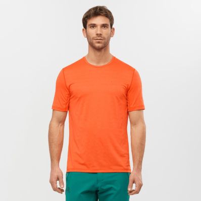 Футболка SALOMON XA TEE M PUREED/Red Orange/Heat LC1596400