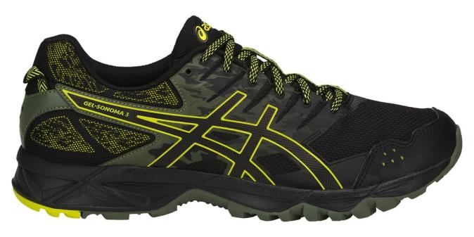Кроссовки ASICS GEL-SONOMA 3 чер.жел.чер  T724N-9089