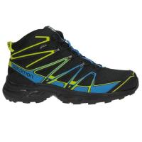 Ботинки SALOMON X-CHASE MID GTX Bk/Bl/Gecko  391832