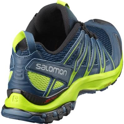Кроссовки SALOMON XA PRO 3D Poseid/Lime Gree  400798