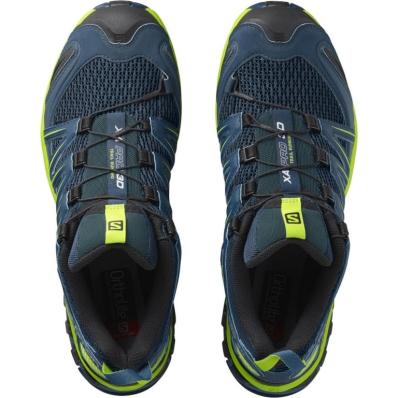 Кроссовки SALOMON XA PRO 3D Poseid/Lime Gree  400798