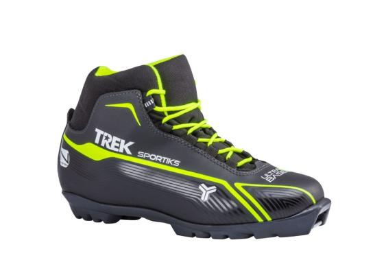Лыжные ботинки  TREK Sportiks 1 NNN чер/лайм неон  1.11-01.M.N.