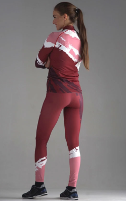 Комбинезон NORDSKI Premium  Jr Wine/Rose гон разд  NSJ434445
