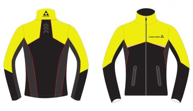 Костюм FISCHER Softshell WARM размин. дет. чер/лим GR8132-101/GR8133-101