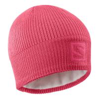 Шапка SALOMON LOGO BEANIE Calypso Coral  114100