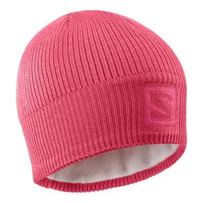Шапка SALOMON LOGO BEANIE Calypso Coral  114100