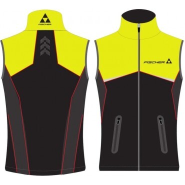 Жилет FISCHER Softshell Warm жен черн/лим  GR8120-101