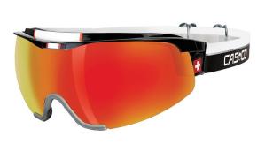 Очки-козырек CASCO SPIRIT CARBONIC black-red SWISS Edition 07.4928