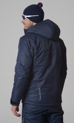 Костюм NORDSKI Motion Dark Navy куртка / Premium Dark Navy брюки утеп. муж. лямки  NSM429710
