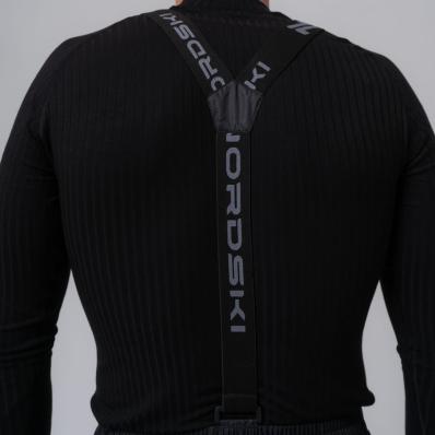 Костюм NORDSKI Motion Blue куртка / Premium Black брюки утеп. муж. лямки  NSM429170
