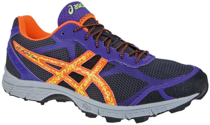Кроссовки ASICS GEL-FUJIFELL RACER чер.же.фи  T326N/9007
