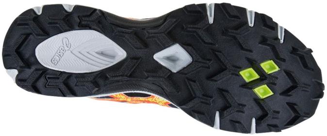 Кроссовки ASICS GEL-FUJIFELL RACER чер.же.фи  T326N/9007