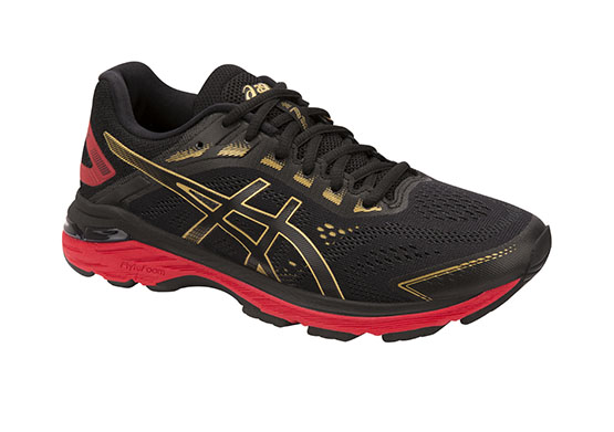 Кроссовки ASICS GT-2000 7 W черн.зол.красн.  1012А241-001