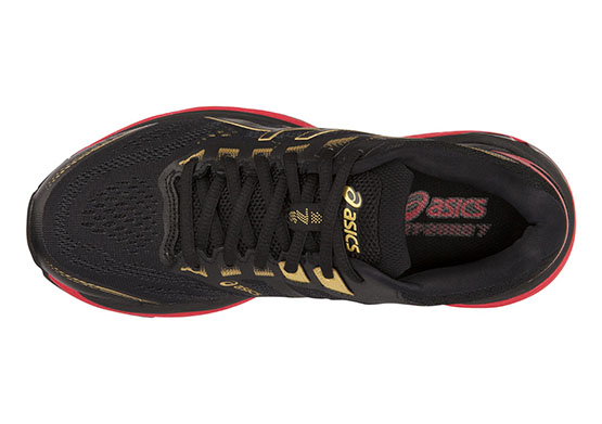 Кроссовки ASICS GT-2000 7 W черн.зол.красн.  1012А241-001