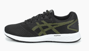 Кроссовки ASICS PATRIOT 10 GS чер/жел/бел  1014А025-002