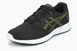 Кроссовки ASICS PATRIOT 10 GS чер/жел/бел  1014А025-002