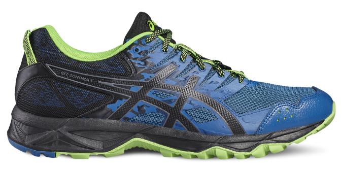 Кроссовки ASICS GEL-SONOMA 3 гол.чер.зел.  T724N-4990