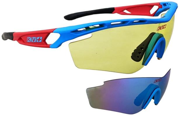 Очки спортивные KV+ SPRINT Glasses blue\red 2 lens  SG11.12