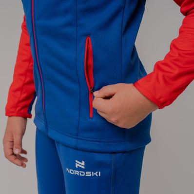 Костюм NORDSKI Premium patriot WS JR разм кр/син  NSJ446797/NSJ410797