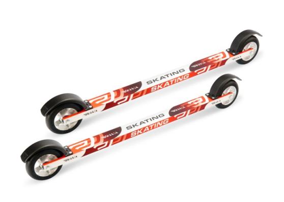 Лыжероллеры коньковые ELVA 100 мм резина SK620R ALU
