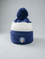 Шапка 6CENTO FLOCK P   FISI DARK BLUE-WHITE