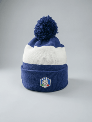 Шапка 6CENTO FLOCK P   FISI DARK BLUE-WHITE