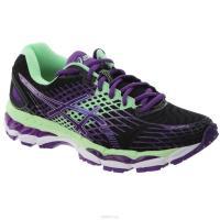 Кроссовки ASICS GEL-NIMBUS17 W чер.фиол.сал  T557N-9935