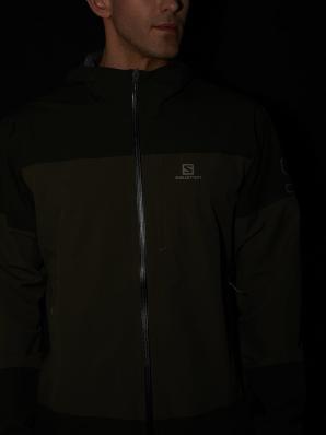 Куртка SALOMON OUTRACK 2.5L JACKET M OLIVE NIGHT  LC1703400