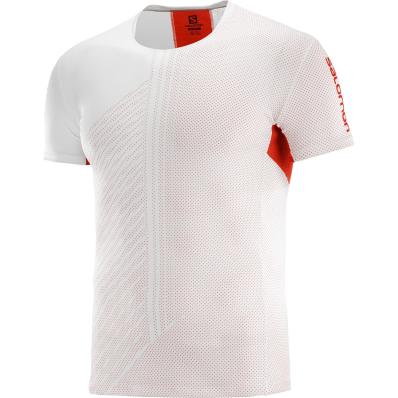 Футболка SALOMON S/LAB SENSE TEE M White/Racing LC1509600