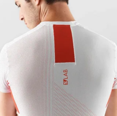 Футболка SALOMON S/LAB SENSE TEE M White/Racing LC1509600