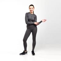 Термобелье (ф/ка дл. рук) Arswear PRO (бесшовный) Unisex (Цвет Серый) THPROU2