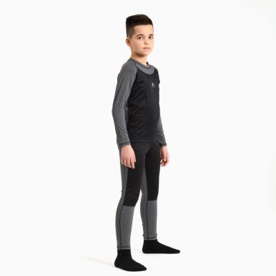 Термобелье Arswear Windstoppe Kids (Цвет Серый/Черный) THWSTK3