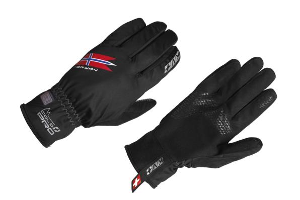 Перчатки KV+ COLD PRO Norway black/red  21G05.N