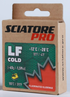 Твердый парафин LF COLD (зеленый) Sciatore Pro (с низким содержанием фтора) -12C/-20C 45гр LFC45