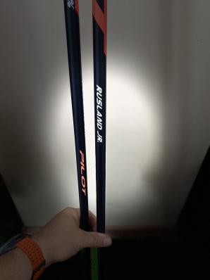 Лыжные палки PILOT RUSLAND JR 100% carbon