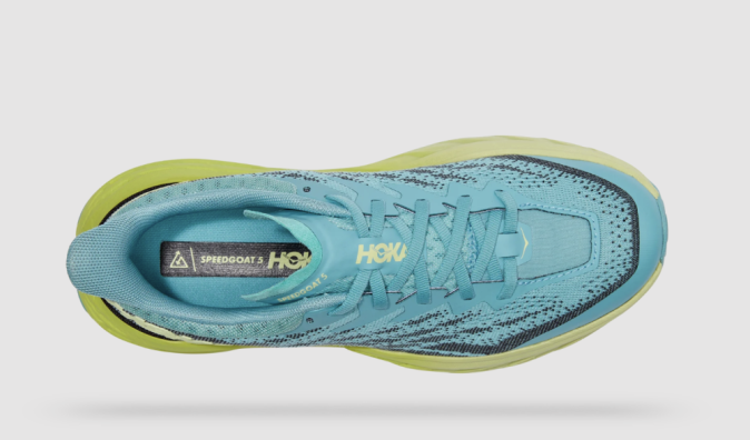 Кроссовки женские HOKA W SPEEDGOAT 5 1123158CSGG Coastal Shade/Green Glow
