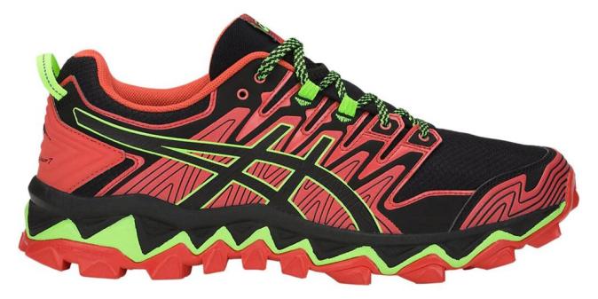 Кроссовки ASICS GEL-FUJITRABUCO7 кра.чер.нео  1011А197-600