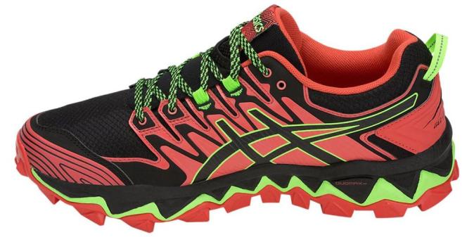 Кроссовки ASICS GEL-FUJITRABUCO7 кра.чер.нео  1011А197-600