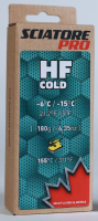Твердый парафин HF COLD (св.зеленый) Sciatore Pro (с высоким содержан фтора) -6C/-15C 180гр HFCC180