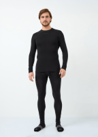 Комплект термобелья NORDSKI  WOOL Black мужское NSM377100