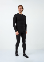 Комплект термобелья NORDSKI  WOOL Black мужское NSM377100