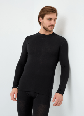 Комплект термобелья NORDSKI  WOOL Black мужское NSM377100