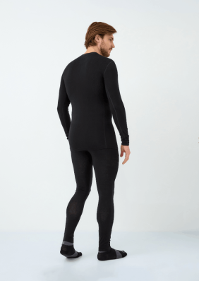 Комплект термобелья NORDSKI  WOOL Black мужское NSM377100